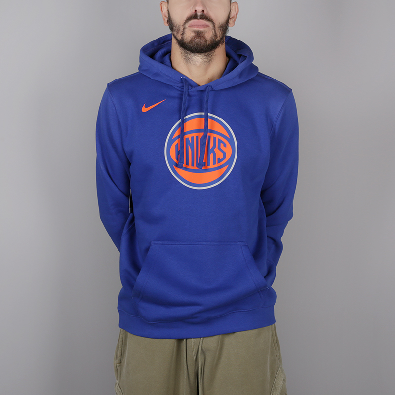 мужская синяя толстовка Nike New York Knicks AA3683-495 - цена, описание, фото 1